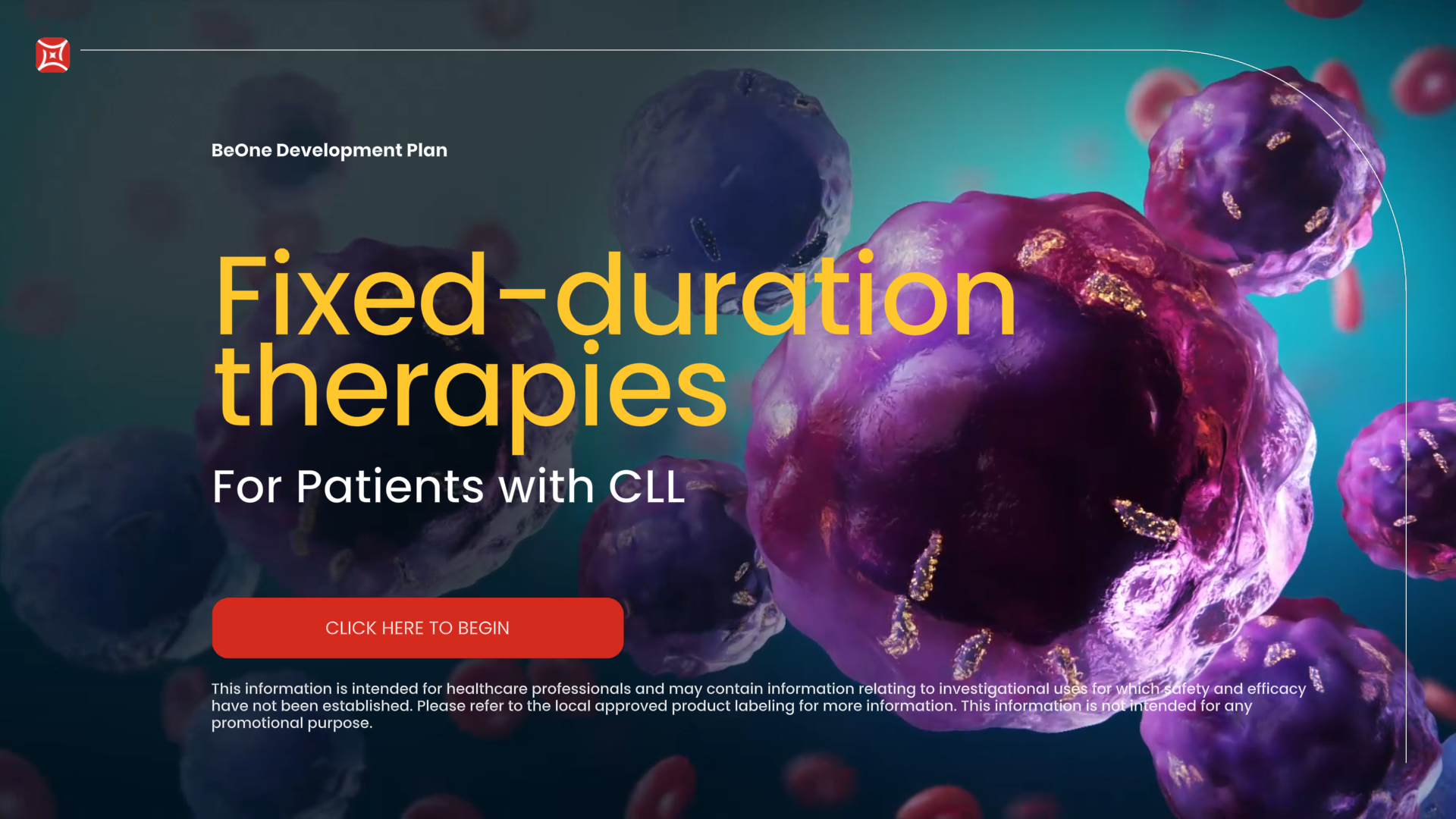 BeOne clickthrough interactive title screen